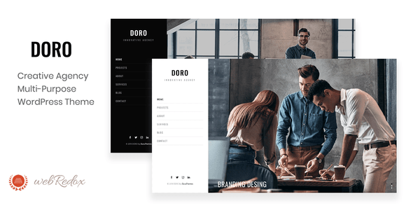 Looking for a wordpress theme that's fast, elegant & customizable? Doro Creative Agency Wordpress Theme By Webredox Themeforest