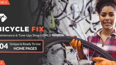 Bicycle Fix – Maintenance and Tune-Ups Shop HTML5 Template