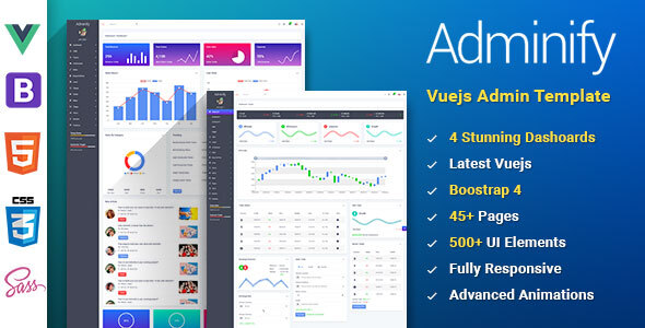 This theme is based on the blankslate wp starter theme. Adminify - VueJS Bootstrap 4 Admin Template by IronNetwork | ThemeForest