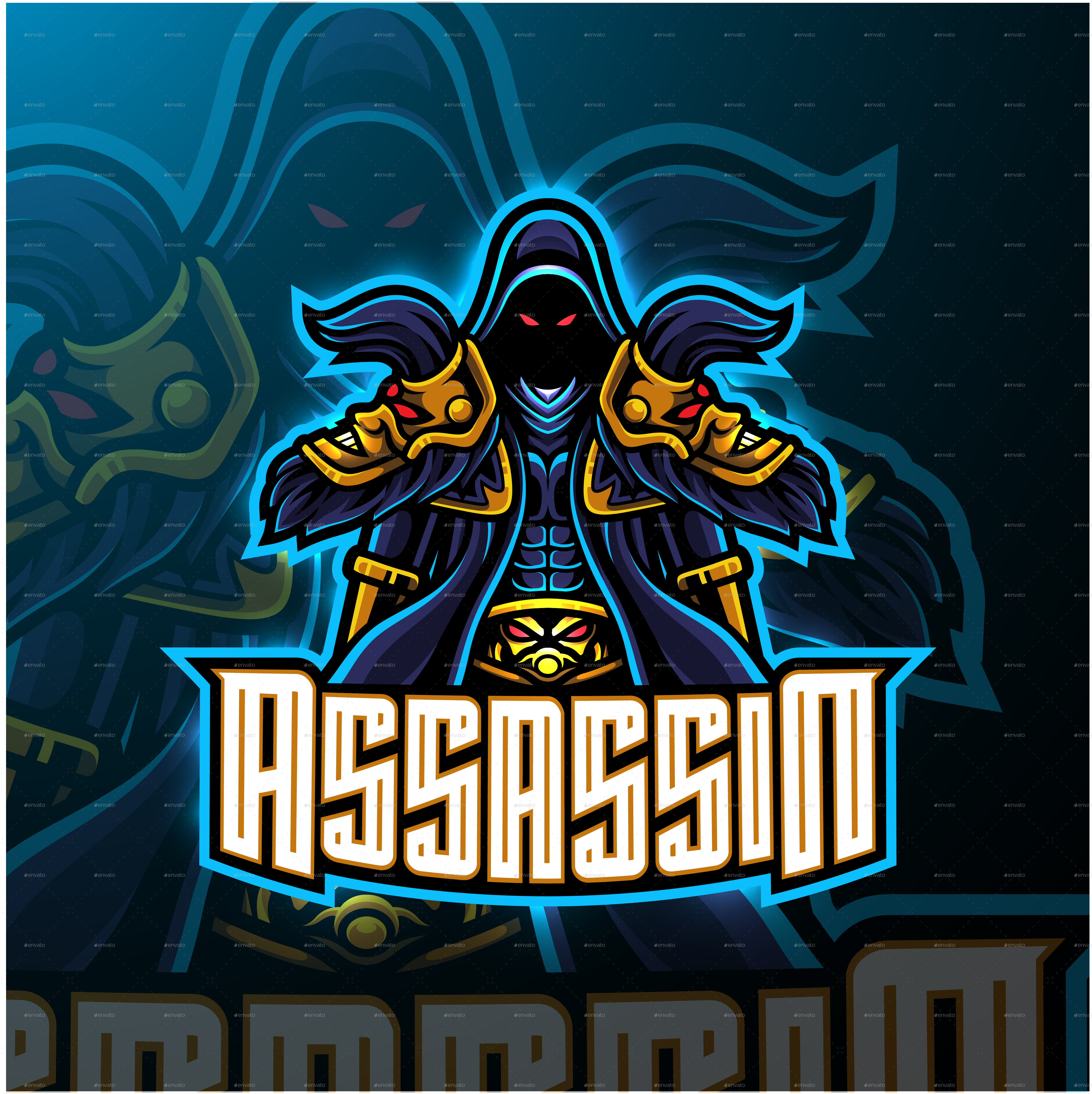 Not finding what you need? Assassin Esport Mascot by Visink | GraphicRiver