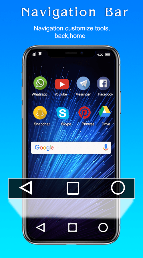 Navigation Bar (Back, Home, Recent Button) Android App