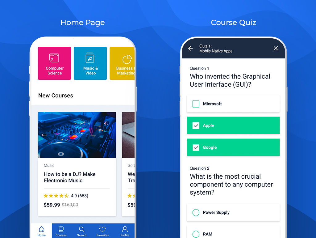 MasterStudy LMS Mobile App Flutter iOS & Android by