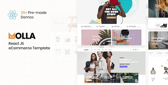 Molla React Ecommerce Template By Donald Themes Themeforest
