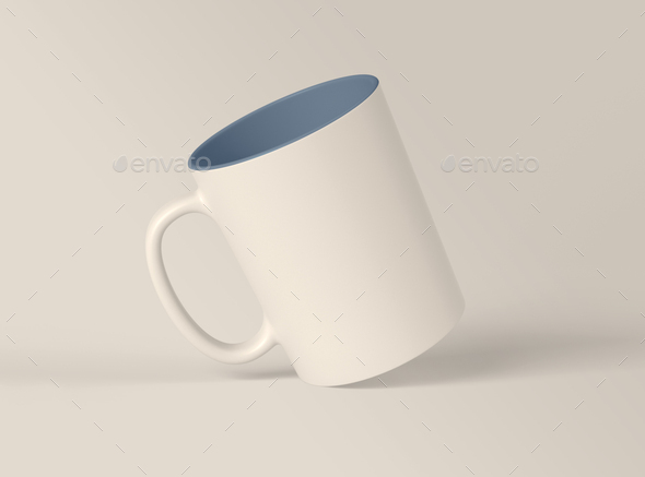 It also lets you add a design and move it or rotate it around the object. 3d Illustration Blank Coffee Mug Design Mockup Stock Photo By Megostudio