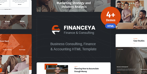 Financeya Business Consulting Accounting Html5 Responsive Template Bootstrap4