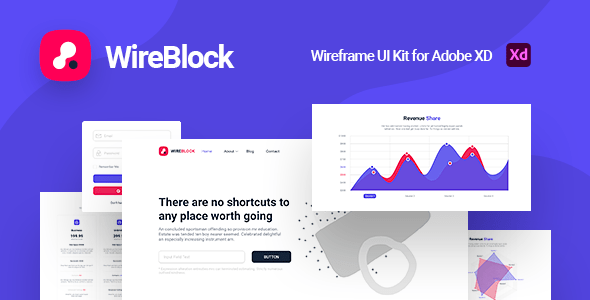 Wireblock Wireframe Ui Kit For Adobe Xd By Themefire Themeforest
