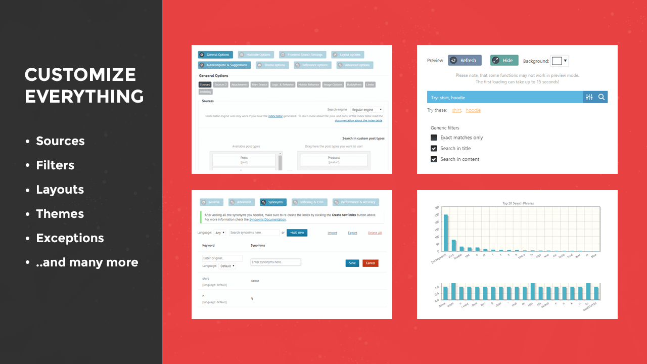 Some of these plugins are free . Ajax Search Pro Live Wordpress Search Filter Plugin By Wpdreams