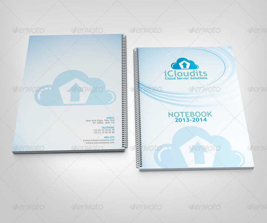 Spiral Notebook MockUp by BaGeRa GraphicRiver