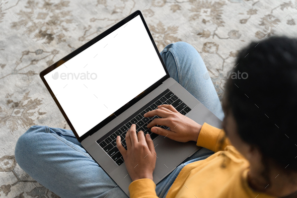 If you’ve been thinking of upgrading your computer, switching to a touchscreen laptop can make everything easier, whether you’re doing graphic design work, gaming or getting an essay ready for class. Top View Of White Blank Empty Mockup Laptop Screen For Advertising Stock Photo By Insta Photos
