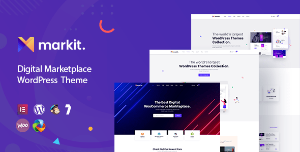 Most powerful, & customizable template for. Markite Digital Marketplace Wordpress Theme By Theme Pure Themeforest