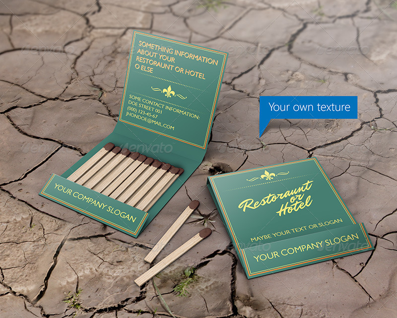 The product is highly for branding purposes which allows you to share with . Matchbook Mock Up By Kotulsky Graphicriver