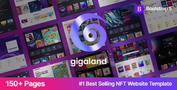 nft marketplace website template