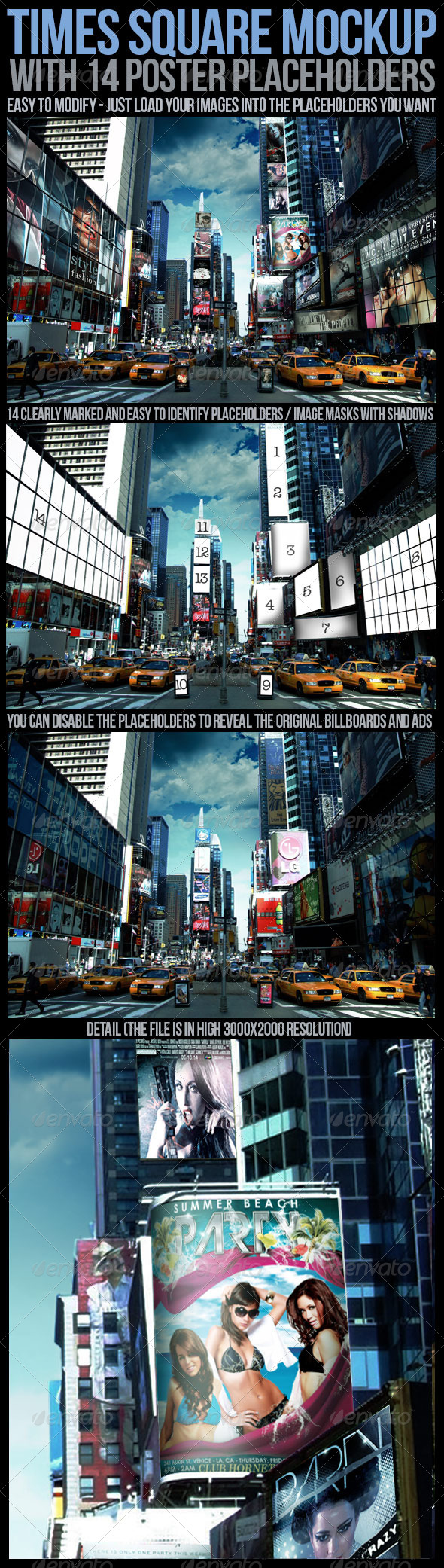 Have you ever checked out times square? Times Square Mockup By Scarab13 Graphicriver
