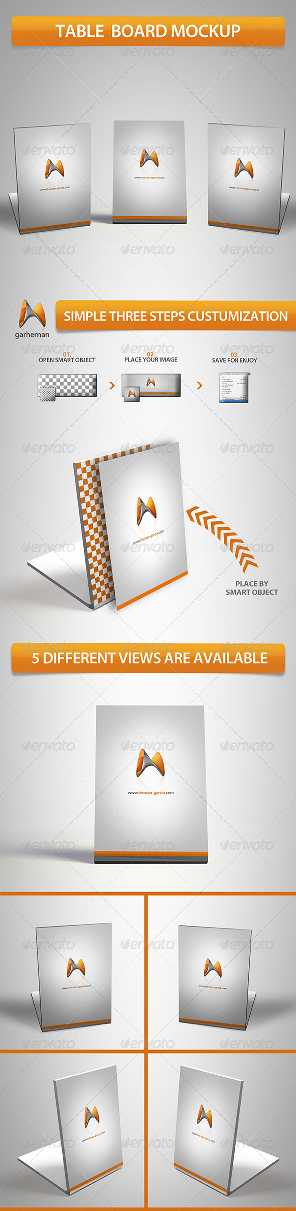 Bring your designs to life with branding, web, mobile, and print mockups in various styles. Table Board Mockup By Garhernan Graphicriver