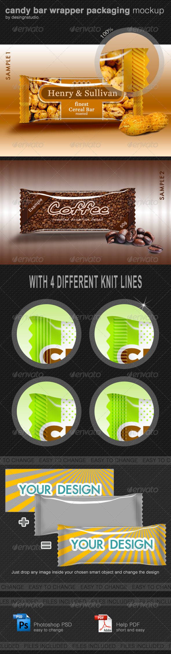 Find & download the most popular chocolate bar mockup psd on freepik ✓ free for commercial use ✓ high quality images ✓ made for creative projects. Candy Bar Wrapper Packaging Mock Up By Designstudios Graphicriver