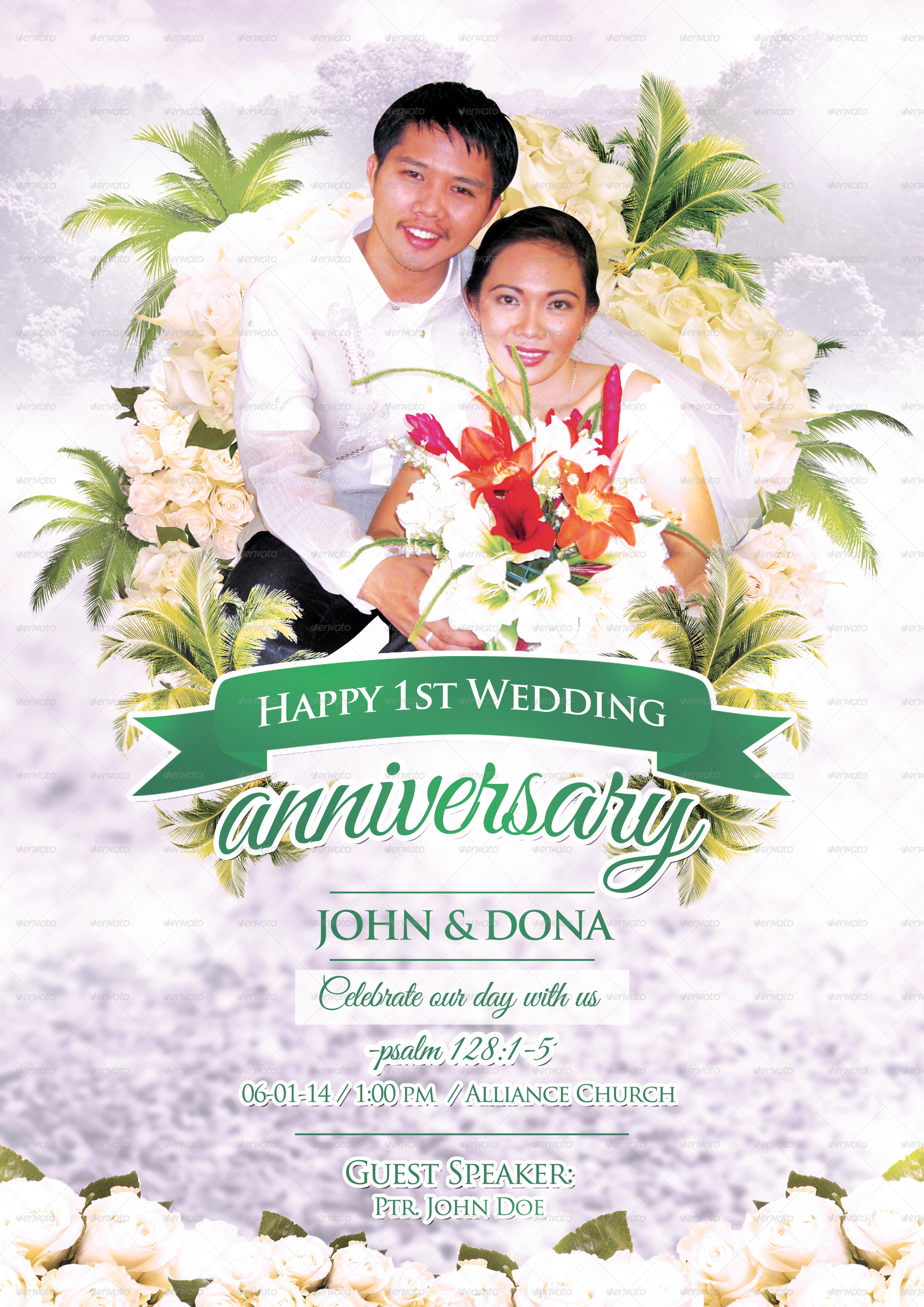 One of my new year's resolutions: Wedding anniversary by arfgraphics | GraphicRiver
