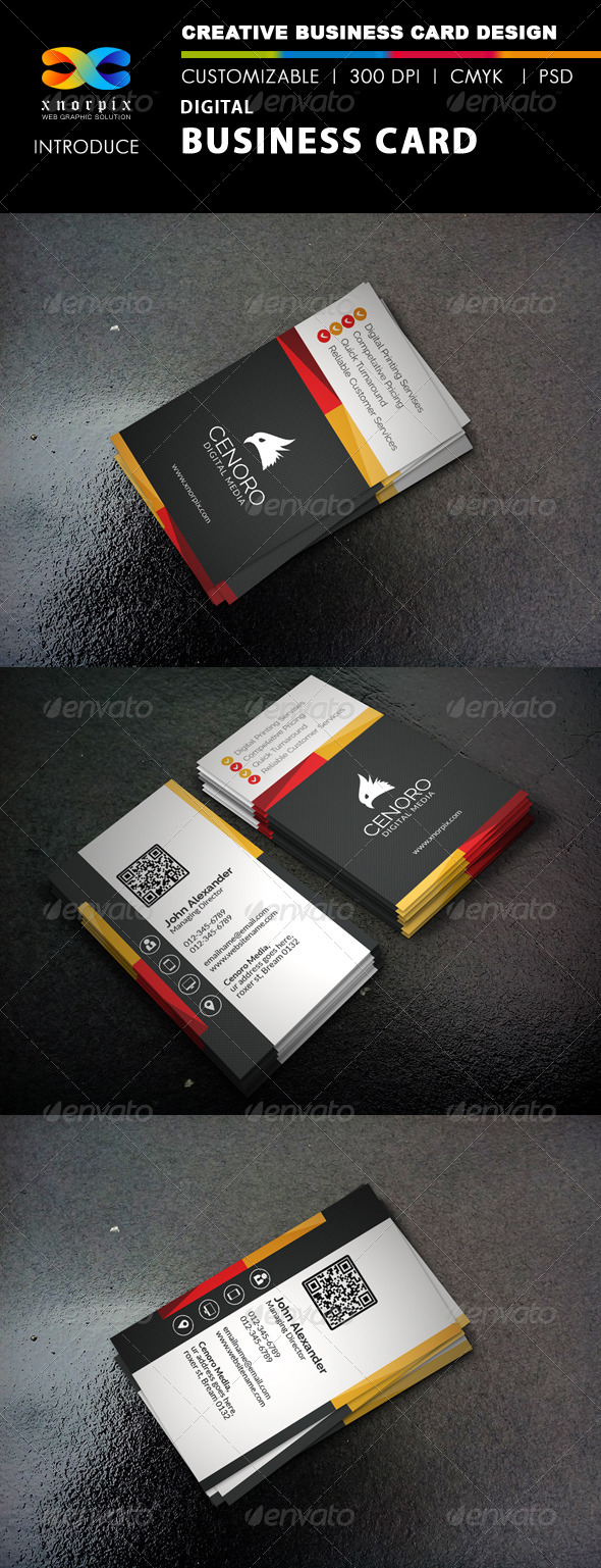 Digital Business Card By Axnorpix Graphicriver
