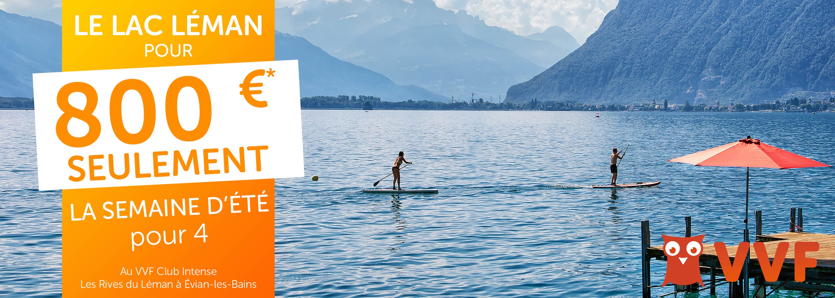 Location vacances été au bord du Lac Léman Haute-Savoie VVF Villages