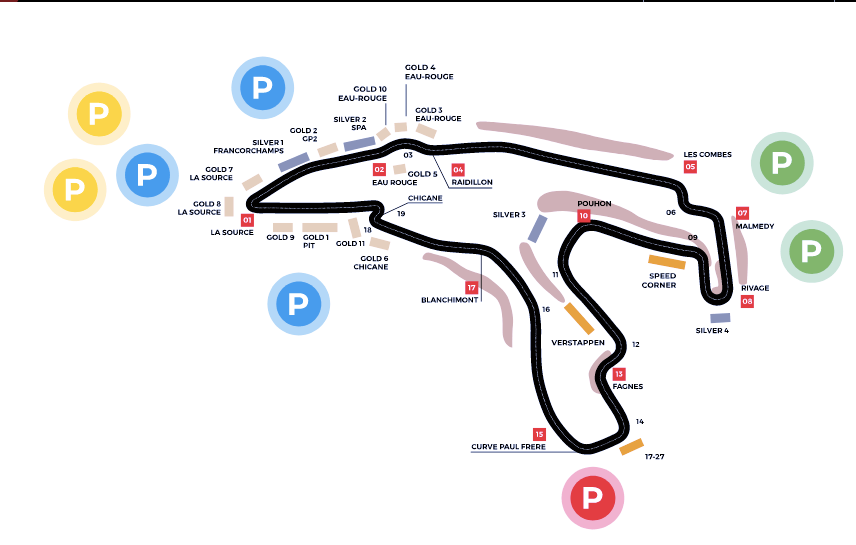 Getting There Around Belgian Grand Prix F1destinations Com