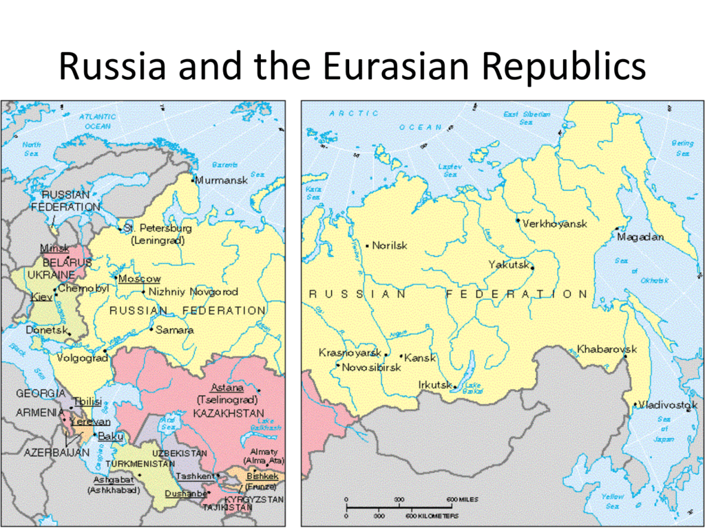 Physical Map Of Russia And The Republics 009499250 1 