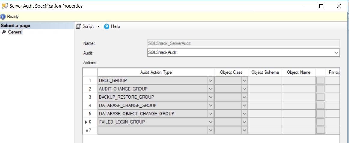 · when user rights assigned / removed for users. Using The Sql Server Audit Feature To Audit Different Actions