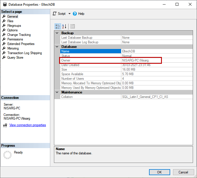 Different Ways To Change Database Owners In Sql Server Cara restore pada database.