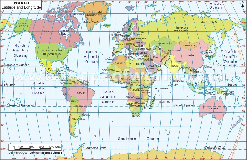 World Map Showing Latitude And Longitude Map Of Rose Bowl 