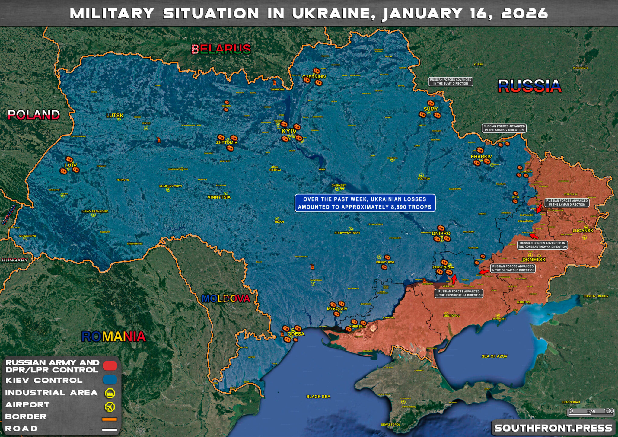 Military Situation In Ukraine On January 16 2026 Maps Update 16Jan Ukraine Map 2048x1448 