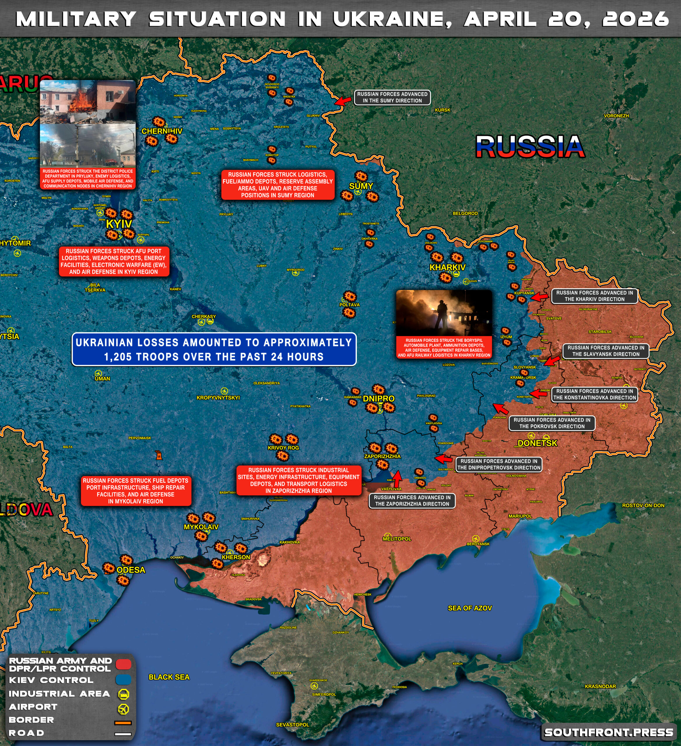 Military Situation In Ukraine On April 20 2026 Maps Update 20Apr Ukraine Map 