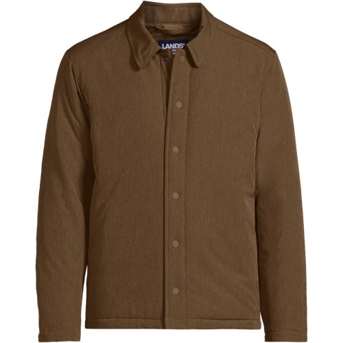 Lands’ End Men’s Insulated Commuter Shirt Jacket: 