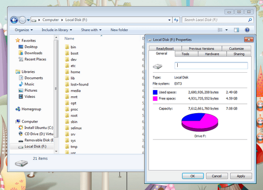 Ext Reader Windows Accedere a file system alternativi da Windows | Backlab's Weblog