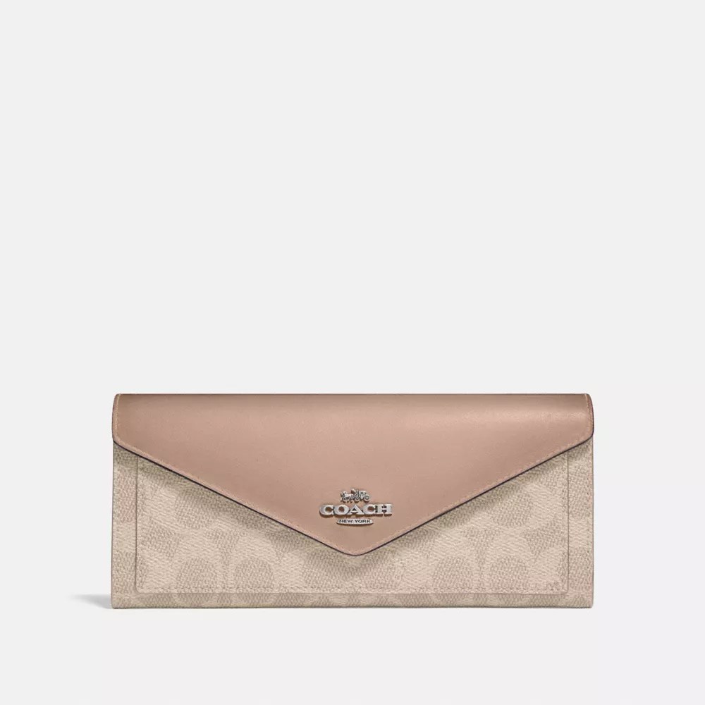 coach official site official pagewomen large wallets on women's clutch wallet coach