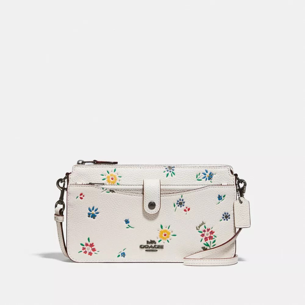 Sorry this item is soldout. Coach 1356 Noa Pop Up Messenger With Wildflower Print V5 Chalk Coach New Arrivals