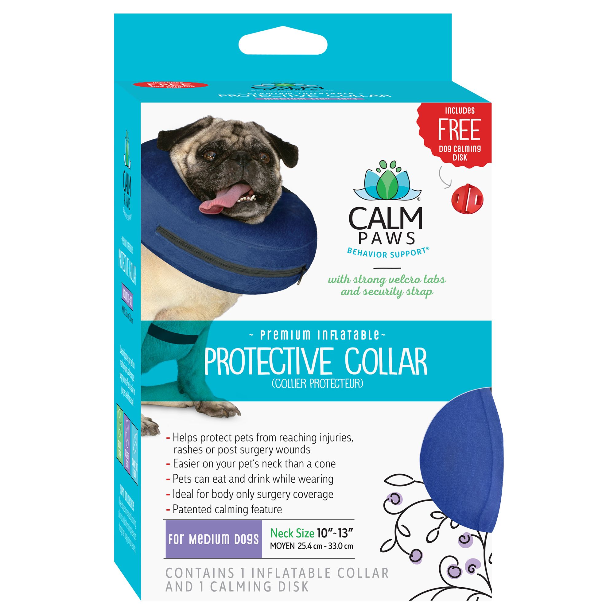 Calm Paws Behavior Support Trade Protective Inflatable Pet Collar Dog Training Collars Leashes Harnesses Petsmart