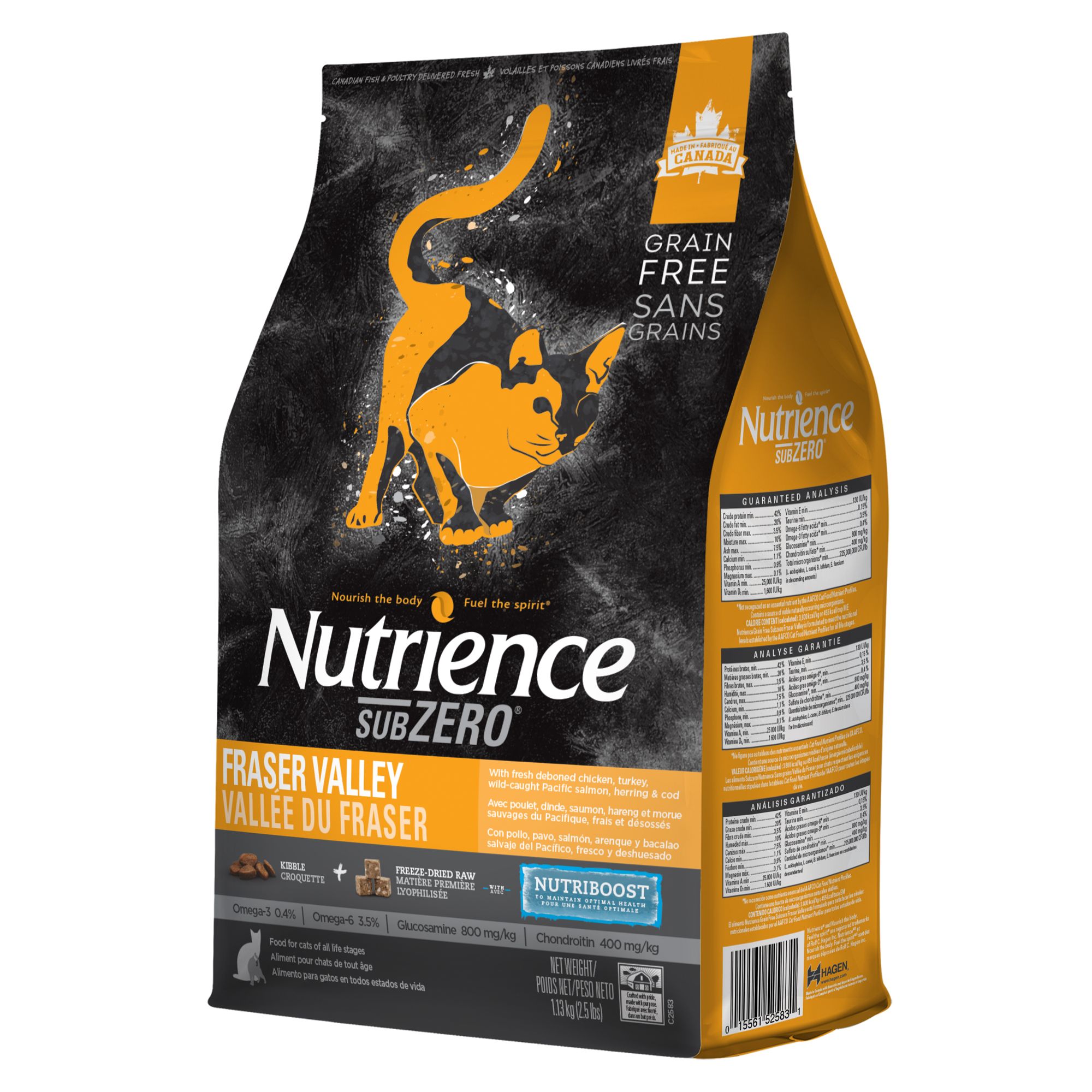 Nutrience® grain free subzero cat food