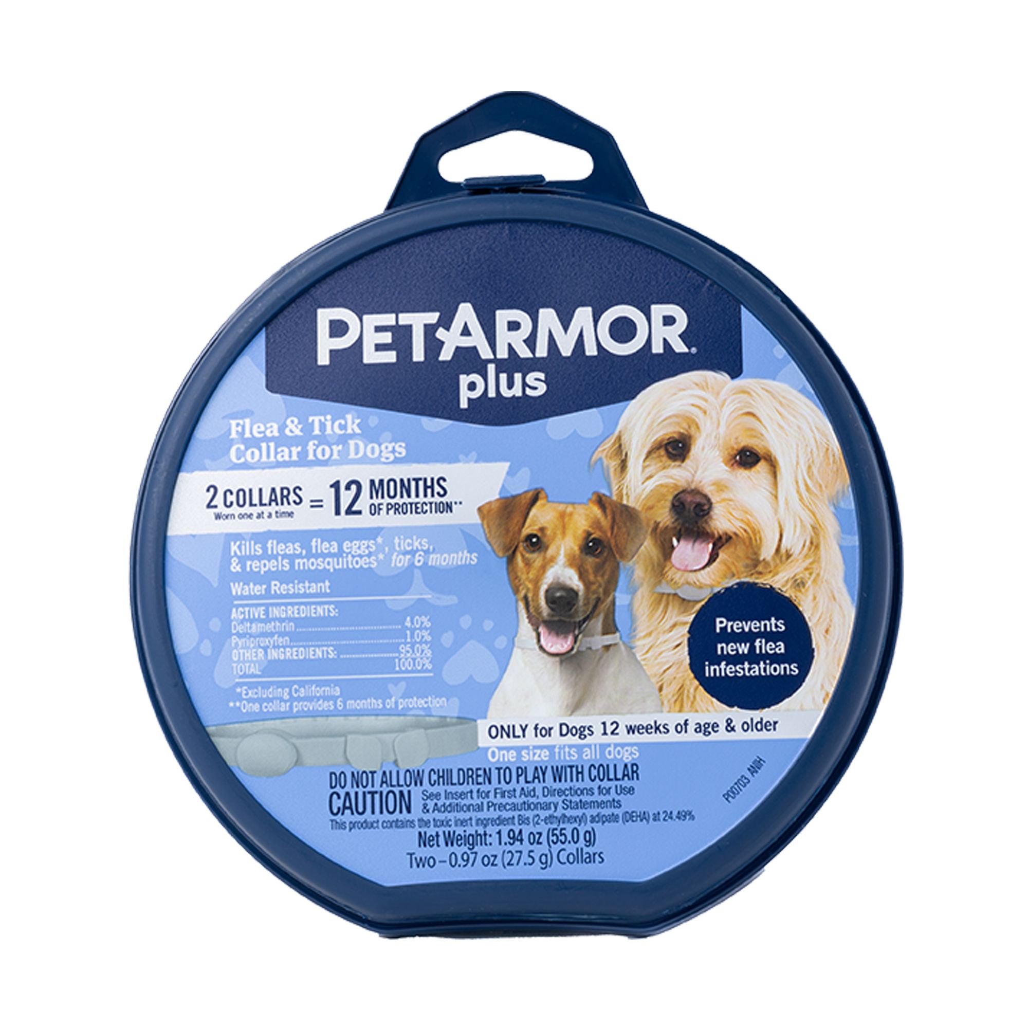 petarmor plus flea tick collar for dogs - 2 count dog flea tick collars petsmart on pet armor plus side effects