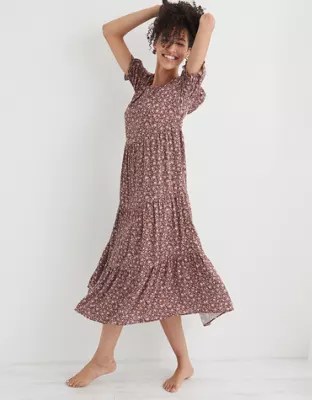 Aerie Garden Party Midi Dress