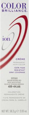 Use special shampoo and conditione. Ion Color Brilliance Permanent Creme 4IR Medium Intense Red