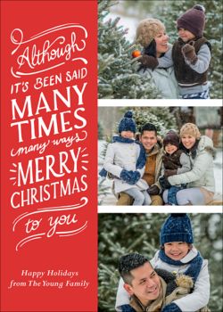 Merry christmas and happy holidays merry christmas, merry christmas happy holidays we've . Merry Christmas To You Photo Card Paper Source