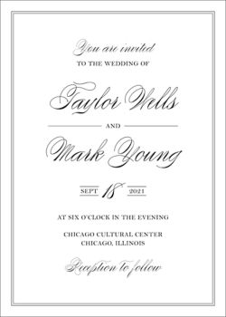 Our goal is to help you make smarter financial decisions by providing you with interactive tools and financial calculators, publishing original and objective content, by enabl. Black Tie Wedding Invitation Paper Source