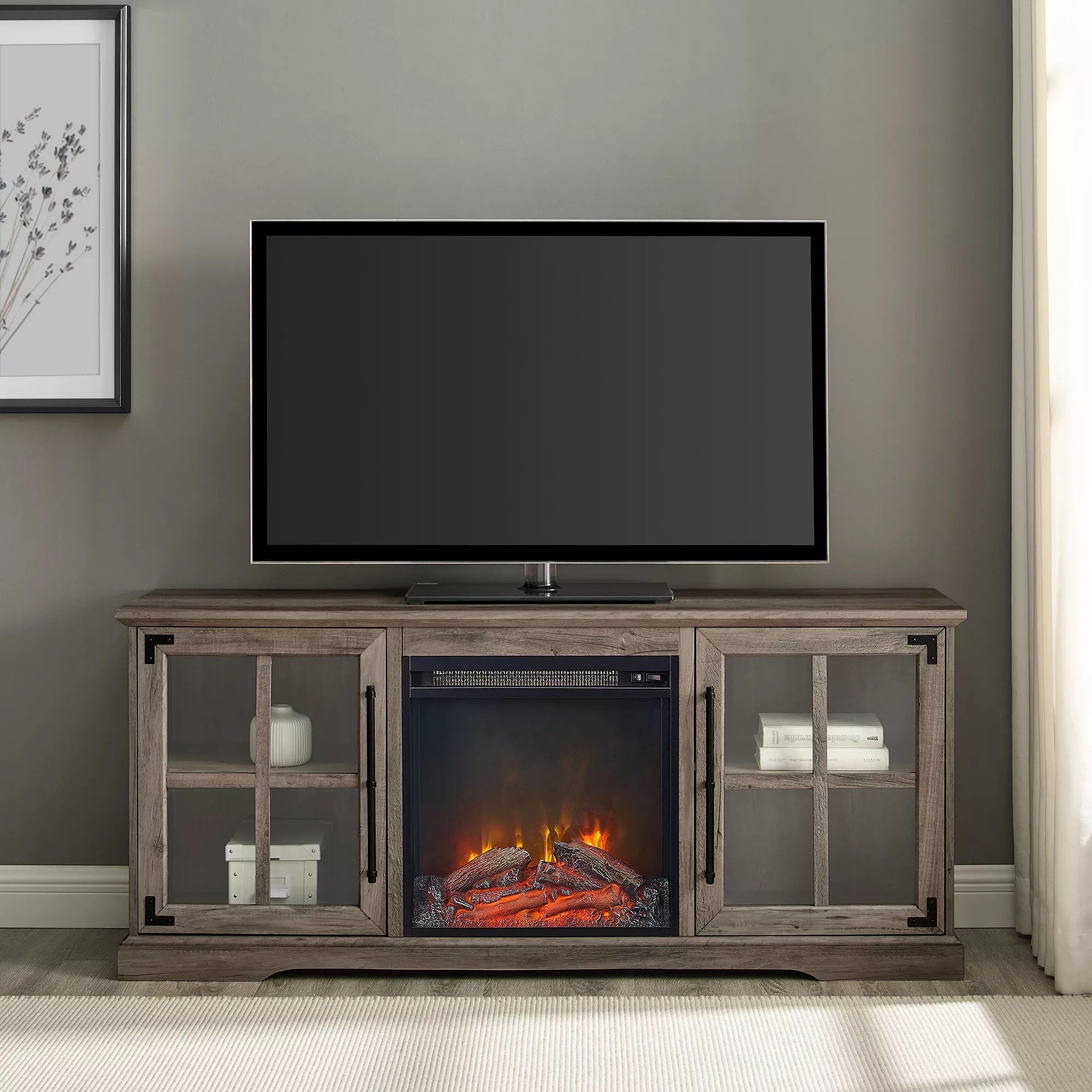 Lumina Fireplace Tv Stand Review Youtube
