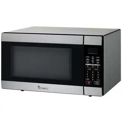 Magic Chef 1 8 Cu Ft Stainless Steel Microwave Oven