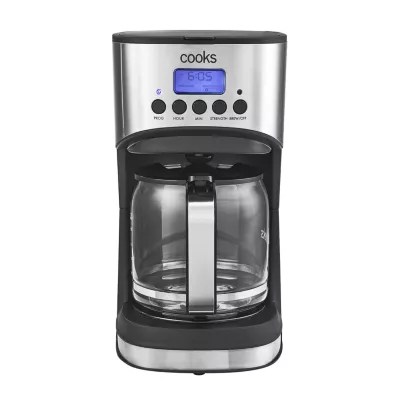 Whether you like it strong or thin or black or not or hot or cold or straight up or flavo. Cooks 12 Cup Programmable Coffee Maker 22303 22303c Color Stainless Steel Jcpenney