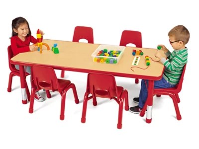 Rainbow Adjustable Rectangular Tables At Lakeshore Learning - Download Modern Ocean Illustration | High Resolution