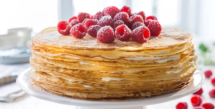 Crepe Cake Oder Auch Pfannkuchen Kuchen D Tasty Sue
