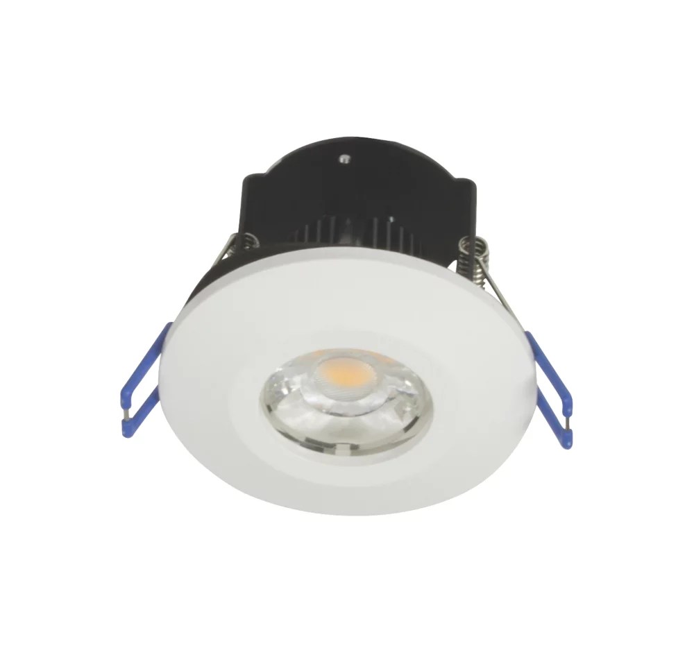 Robus Fire Rated Fixed LED Downlight IP65 White 6W | LED 