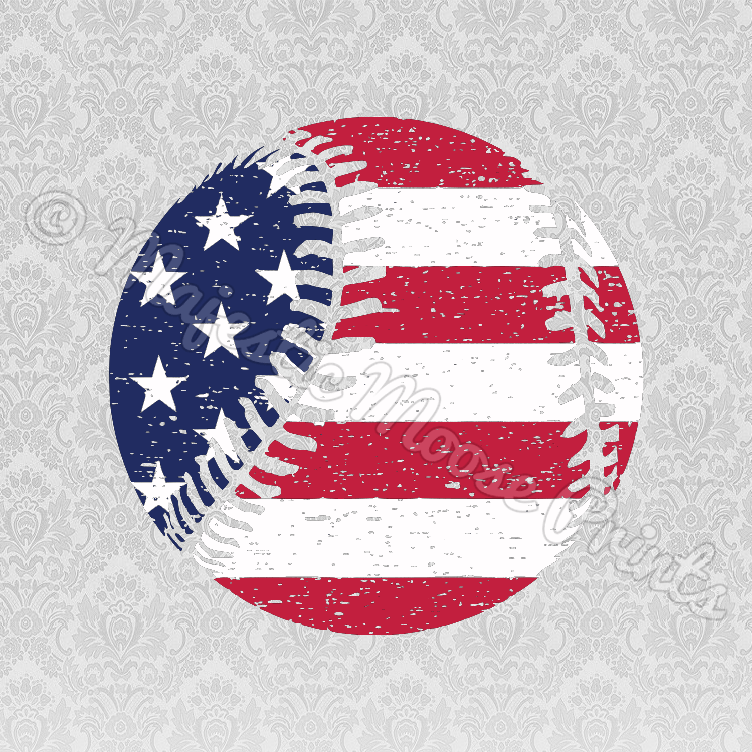 American flag baseball svg, 4th of july svg, memorial day svg, baseball svg, american flag cut file, cricut, silhouette cameo. Baseball Grunge American Flag Svg Majestic Moose Prints
