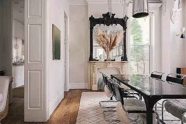 Clinton Hill Rowhouse - Full gut renovation and conversion of an original ten family building to a two-family home in historic Clinton Hill