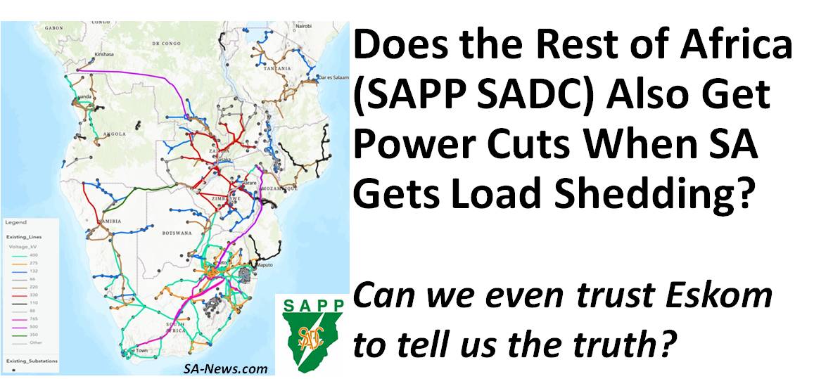 Does Eskom Export Electricity to #SAPP When it Uses Cold Weather as Excuse to Hide Bad Maintenance & Corruption?