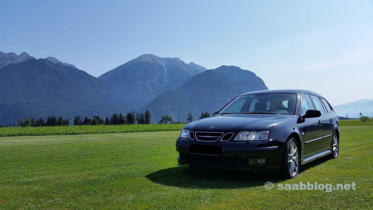 Bild 6. Saab 9-3 in Österreich. Bild von Helmut.